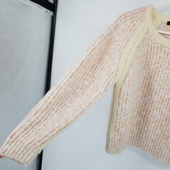 J. Crew Space Dyed Crewneck Sweater Alpaca and Merino Wool Blend - Picture 5 of 12